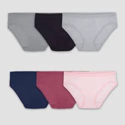Fruit of the Loom Women's 6pk Seamless Bikini Underwear - Colors may vary 9