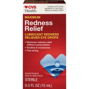 slide 1 of 1, CVS Health Maximum Redness Relief Eye Drops, 0.5 oz