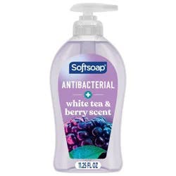 Softsoap Antibacterial Liquid Hand Soap Pump - White Tea & Berry - 11.25 fl oz