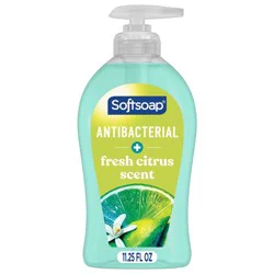 Softsoap Antibacterial Liquid Hand Soap Pump - Fresh Citrus - 11.25 fl oz