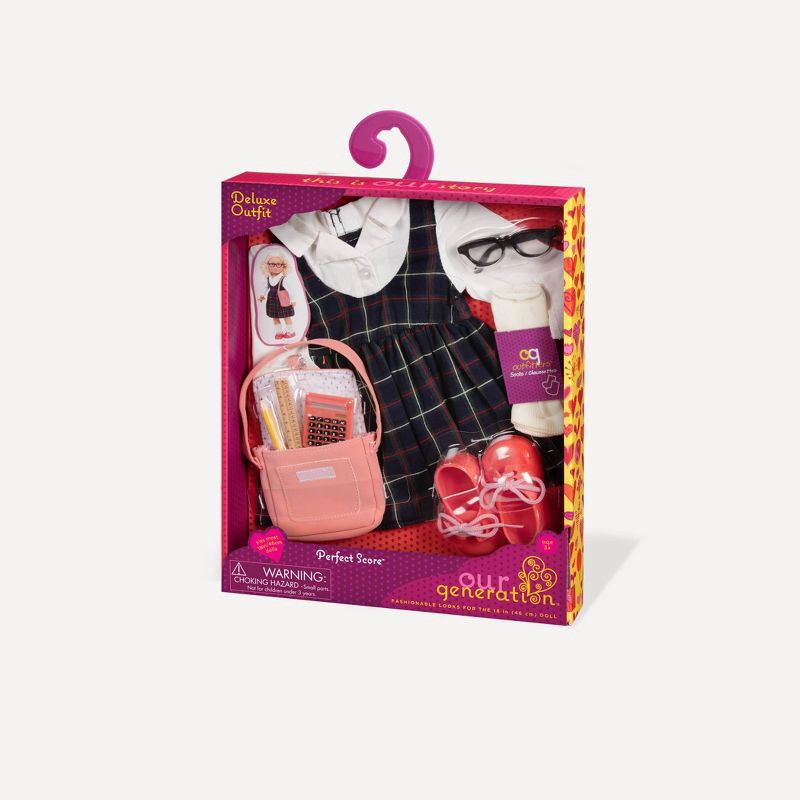 slide 3 of 3, Our Generation Perfect Score School Fashion Outfit for 18" Dolls, 1 ct