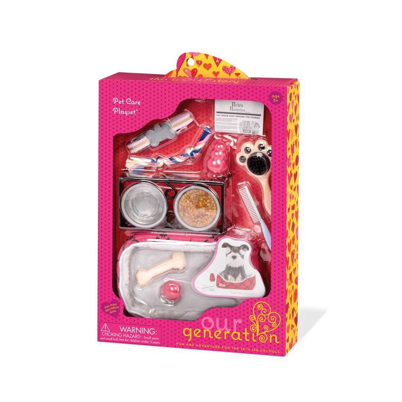 slide 2 of 3, Our Generation Pet Care Accessory Playset for 18" Dolls, 1 ct