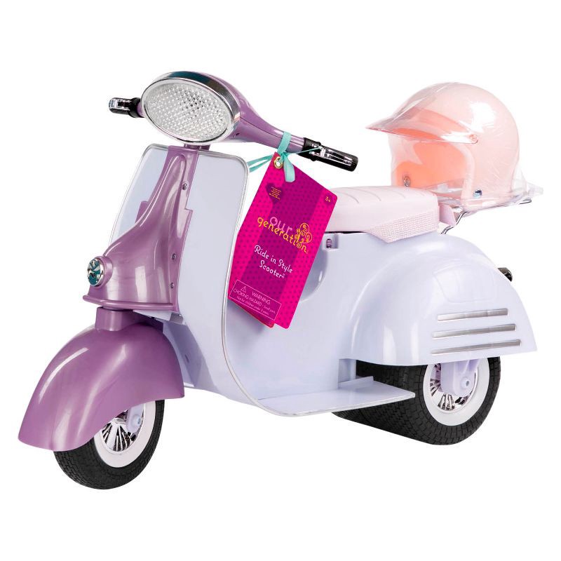 slide 3 of 3, Our Generation Ride in Style Scooter Vehicle Accessory Set for 18" Dolls, 1 ct