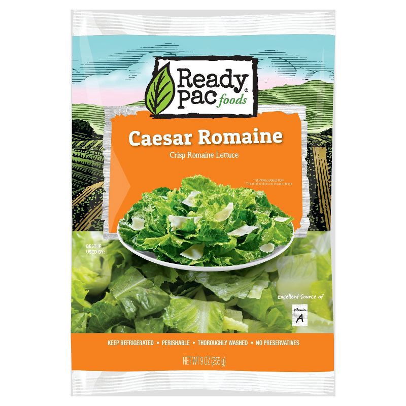 slide 1 of 1, Ready Pac Foods Caesar Romaine Lettuce - 9oz, 9 oz