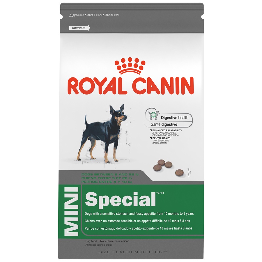 slide 1 of 9, Royal Canin Size Health Nutrition Mini Special Dry Dog Food, 17 lb