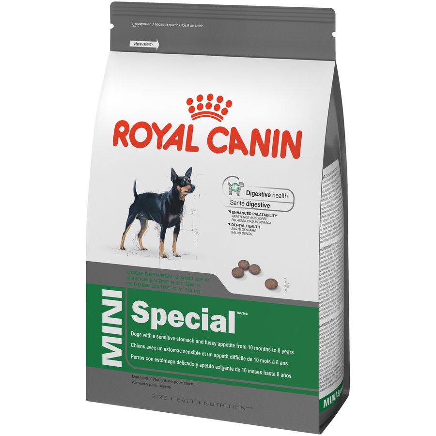 slide 3 of 9, Royal Canin Size Health Nutrition Mini Special Dry Dog Food, 17 lb