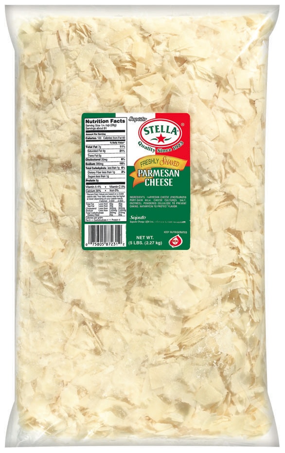 slide 1 of 1, Stella Parmesan Cheese Shaved, 5 lb