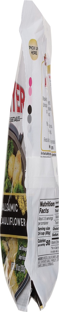 slide 3 of 12, Hanover Seasoned Air Fryer Lemon Balsamic Broccoli-Cauliflower 10 oz, 10 oz