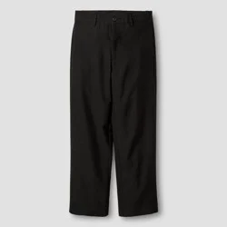 Boys' Suit Pants - Cat & Jack™ Black 4: Adjustable Waistband, Mid Rise, Straight Leg