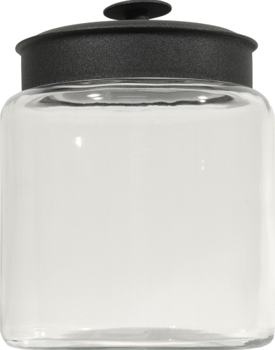 slide 1 of 1, Anchor Hocking 96 Ounce Montana Jar With Black Lid, 1 ct