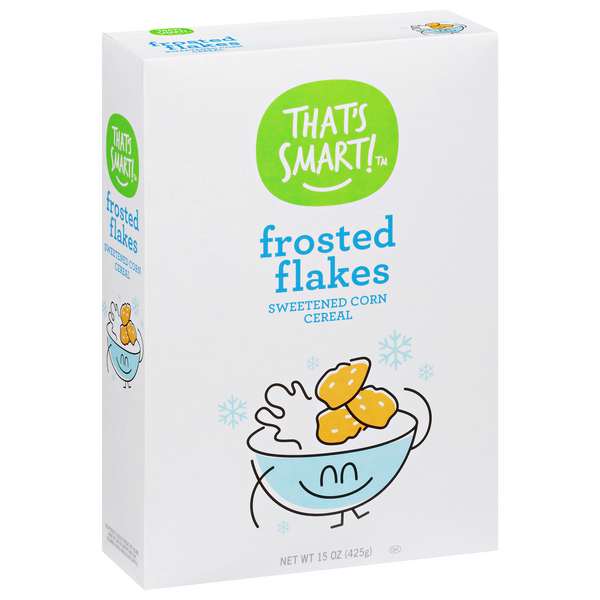 slide 1 of 1, That's Smart! Frosted Flakes Cereal 15 oz, 15 oz