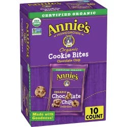 Annie's Organic Cookie Bites Chocolate Chip Pack - 10.5oz/10ct