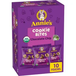 Annie's Organic Cookie Bites Chocolate Chip Pack - 10.5oz/10ct