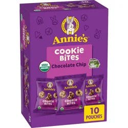 Annie's Organic Cookie Bites Chocolate Chip Pack - 10.5oz/10ct