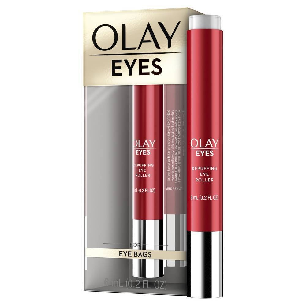 slide 2 of 6, Olay Eyes Depuffing Eye Roller for bags under eyes - 0.2 fl oz, 0.2 fl oz