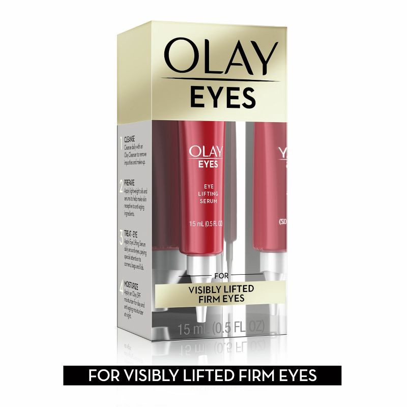 slide 5 of 8, Olay Eyes Eye Lifting Serum for Visibly Lifted Firm Eyes - 0.5 fl oz, 0.5 fl oz