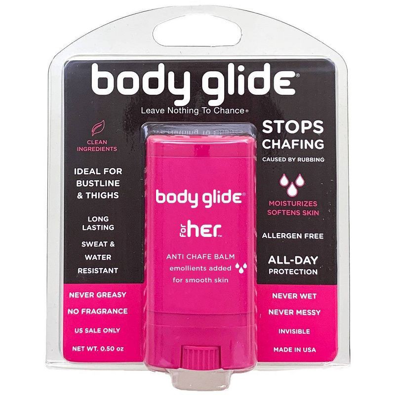 slide 2 of 4, Body Glide For Her Anti Chafe and Moisturizing Balm - 0.5oz, 0.5 oz