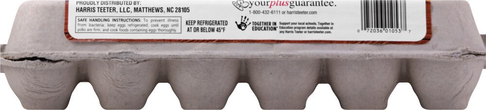 slide 3 of 3, Harris Teeter Naturals Large Brown Natural Nest Eggs - Cage Free, 18 ct