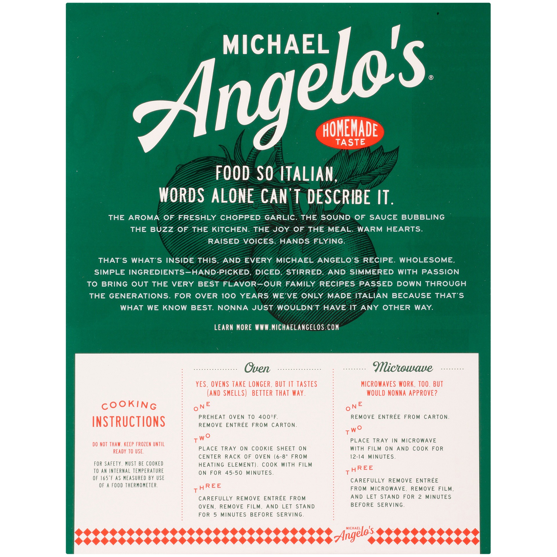 slide 3 of 8, Michael Angelo's Chicken Parmigiana Family Size 25 oz, 25 oz