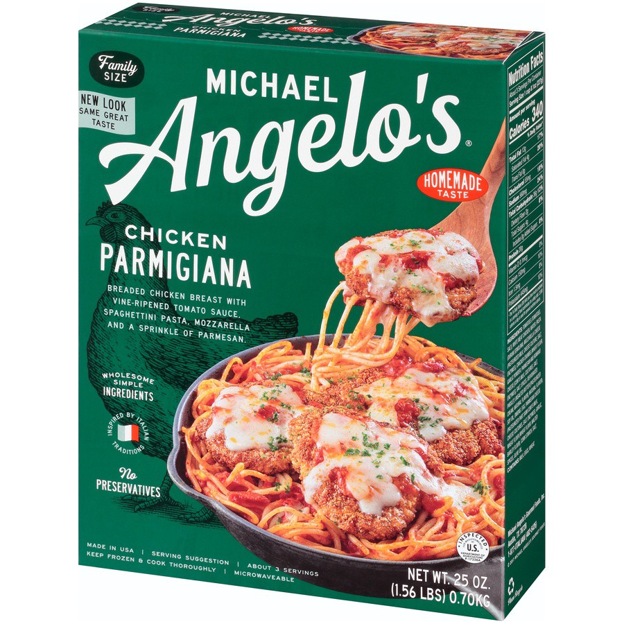 slide 7 of 8, Michael Angelo's Chicken Parmigiana Family Size 25 oz, 25 oz