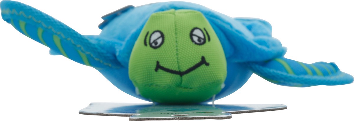 slide 5 of 10, Spunky Pup Turtle Clean Earth Dog Toy, 1 ct