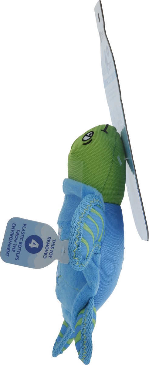 slide 6 of 10, Spunky Pup Turtle Clean Earth Dog Toy, 1 ct
