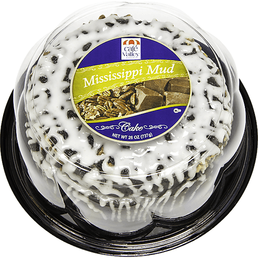 slide 2 of 5, Cafe Valley Mississippi Mud Glazed Bundt Cake, 26 oz