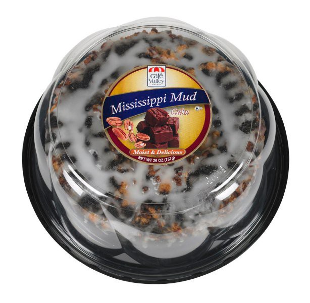 slide 1 of 5, Cafe Valley Mississippi Mud Glazed Bundt Cake, 26 oz