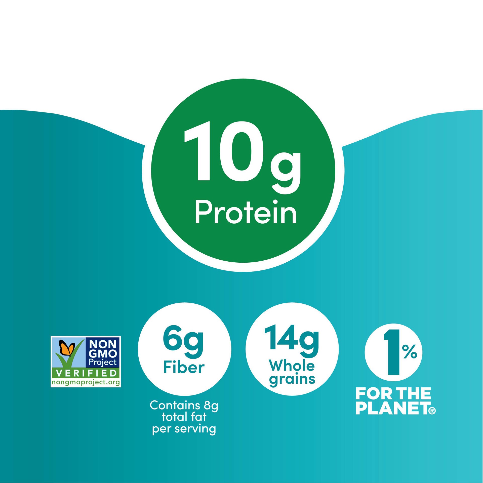 slide 2 of 5, Kashi GO Breakfast Cereal, Vegan Protein, Fiber Cereal, Coconut Almond Crunch, 13.2oz Box, 1 Box, 13.2 oz