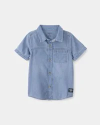 Oshkosh Toddler Boy Denim Button-Down Shirt - Blue 4T