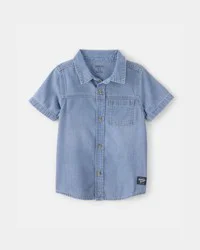 Oshkosh Toddler Boy Denim Button-Down Shirt - Blue 4T
