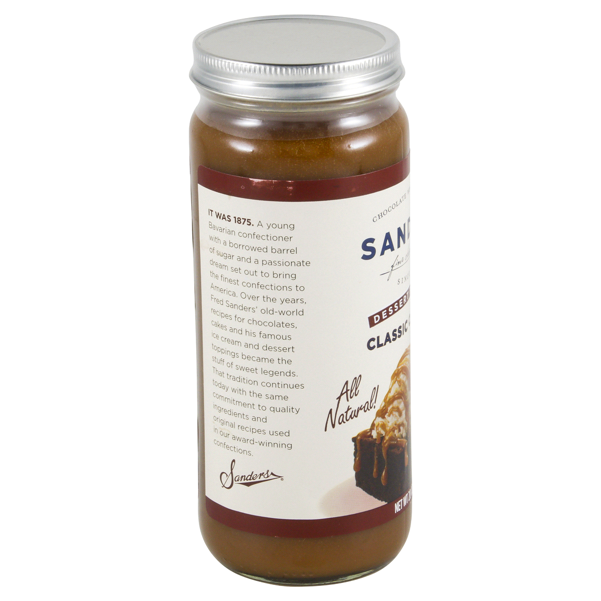 slide 2 of 4, Sanders Classic Caramel Dessert Topping, 20 oz