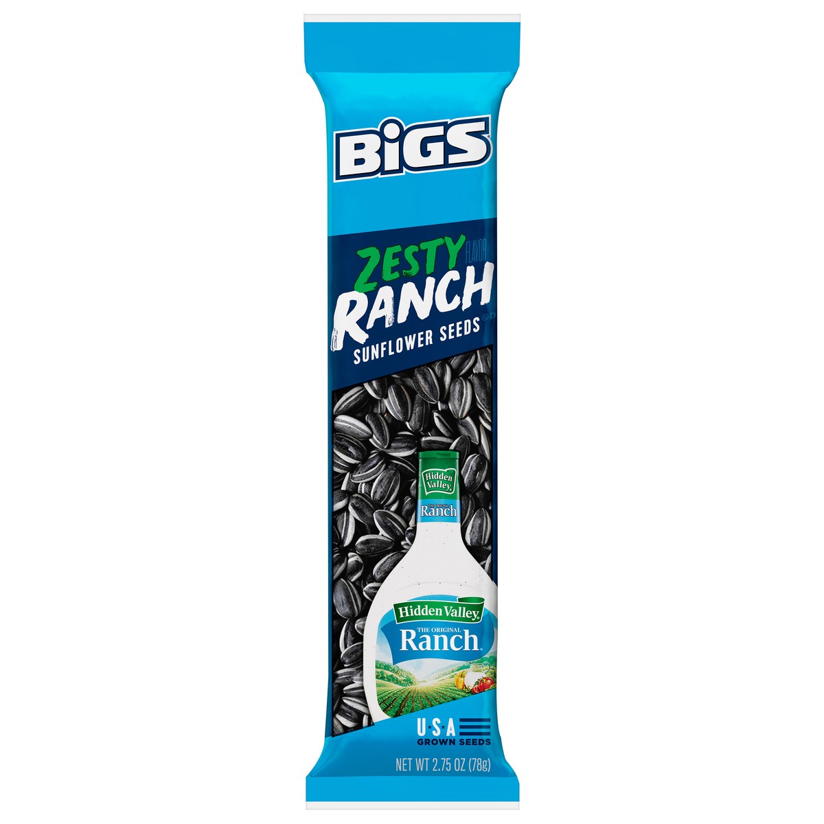 slide 1 of 6, BIGS Sunflower Seeds, Zesty Ranch Flavor 2.75 Oz, 2.75 oz