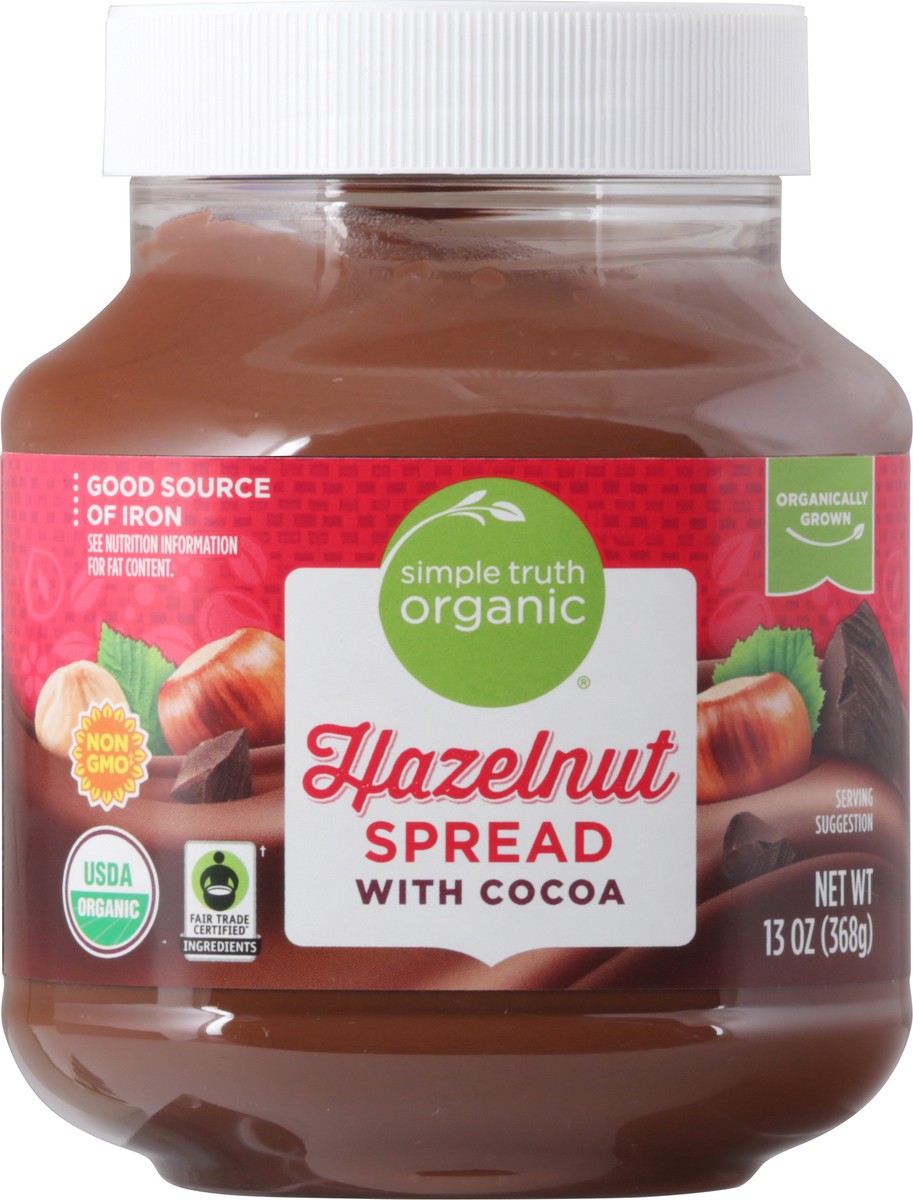 slide 8 of 14, Simple Truth Organic Hazelnut Spread With Cocoa, 13 oz