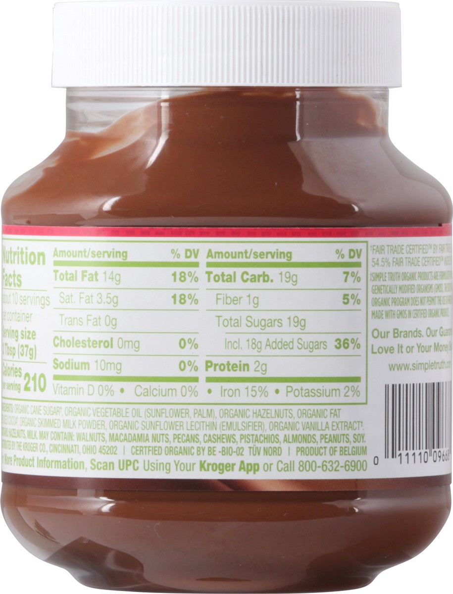 slide 9 of 14, Simple Truth Organic Hazelnut Spread With Cocoa, 13 oz