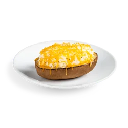 Cheddar Twice Baked Potato