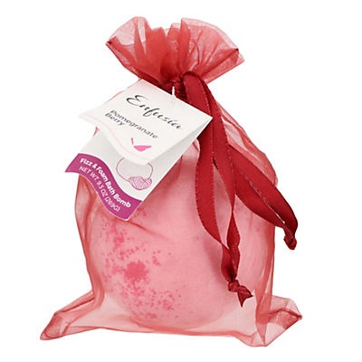 slide 1 of 1, Enfusia Pomegranate Berry Bath Bomb, 9.5 oz