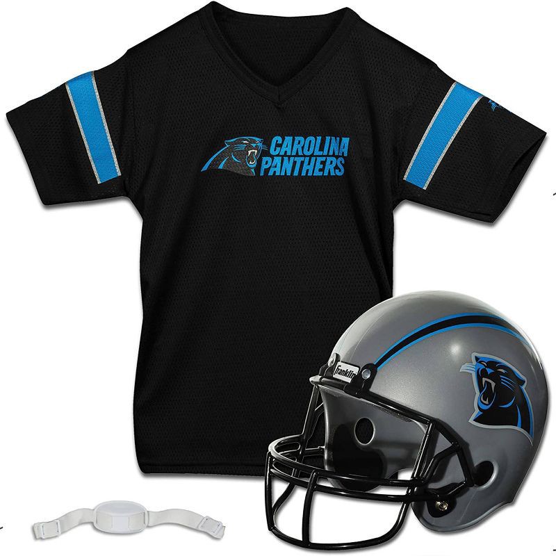 Franklin Youth Carolina Panthers Helmet and Jersey Set