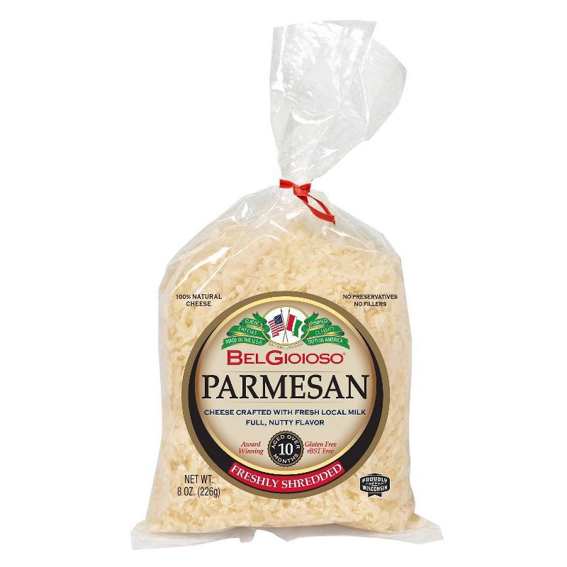 slide 1 of 3, BelGioioso Shredded Parmesan Cheese - 8oz, 8 oz