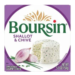 Boursin Shallot & Chive Cheese - 5.2oz