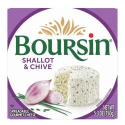 Boursin Shallot & Chive Cheese - 5.2oz