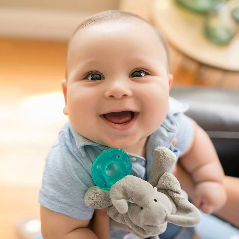 slide 7 of 10, WubbaNub Pacifier - Gray Elephant, 1 ct