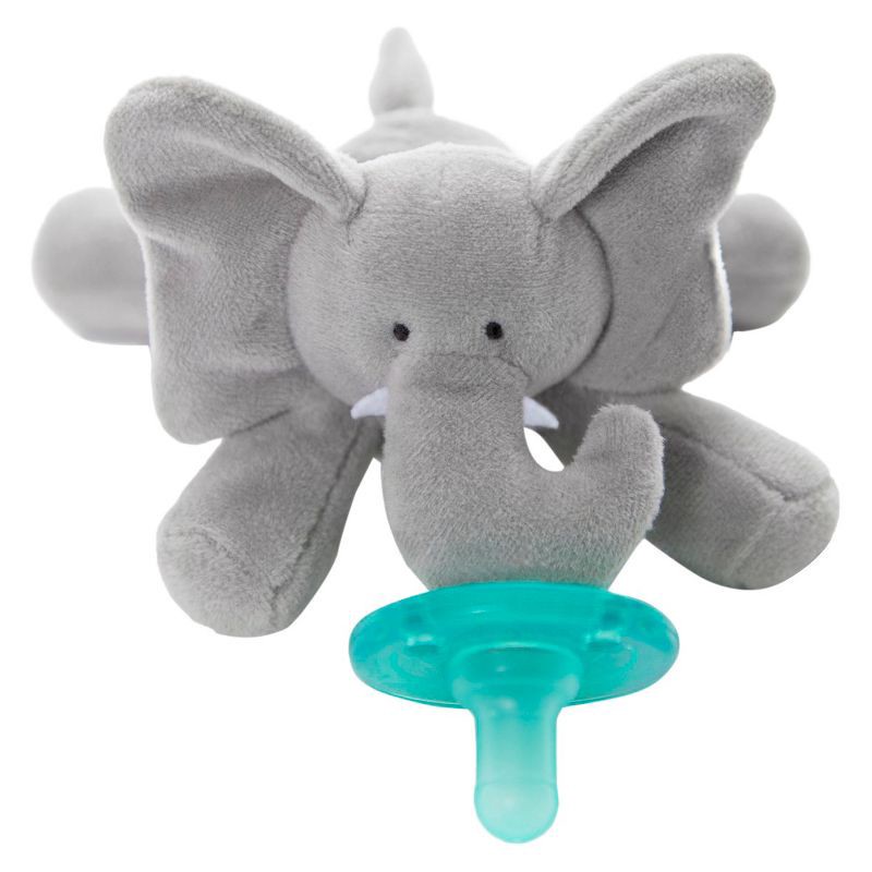 slide 8 of 10, WubbaNub Pacifier - Gray Elephant, 1 ct