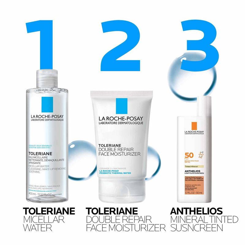 slide 7 of 8, La Roche Posay Ultra Micellar Cleansing Water and Makeup Remover for Sensitive Skin - Scented - 13.52 fl oz, 13.52 fl oz