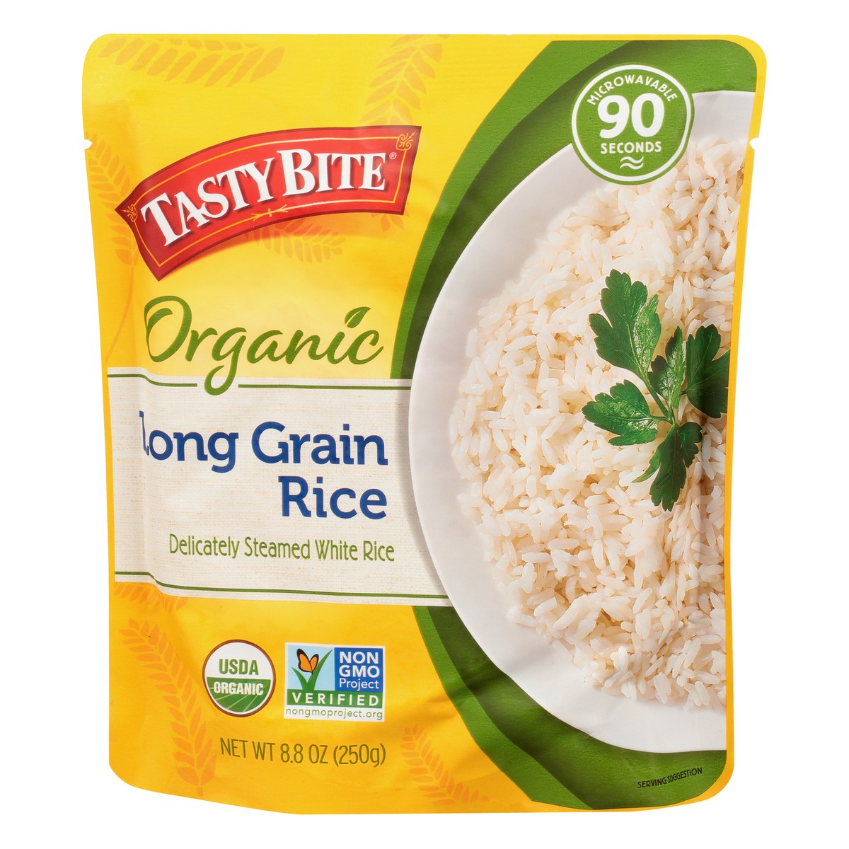 slide 1 of 1, Tasty Bite Organic Long-Grain Rice, 8.8 oz
