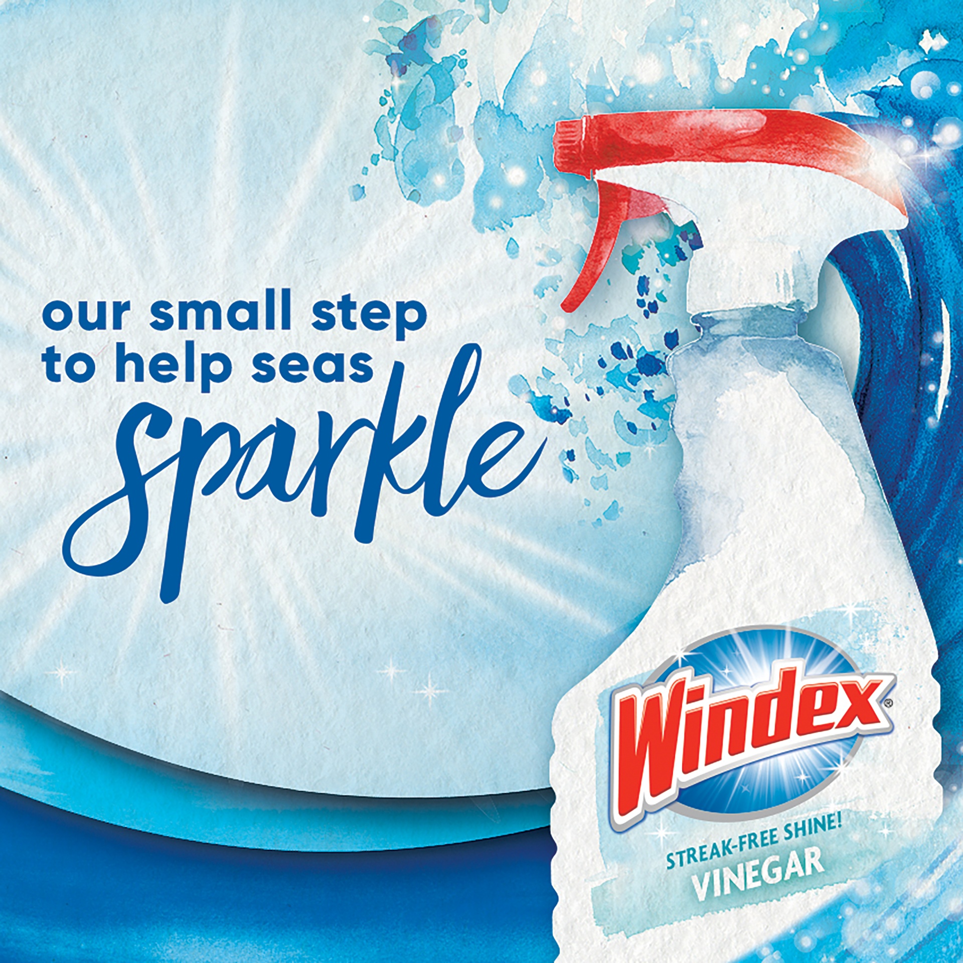 Windex Glass Cleaner Trigger Bottle Vinegar - 26 Fl Oz : Target