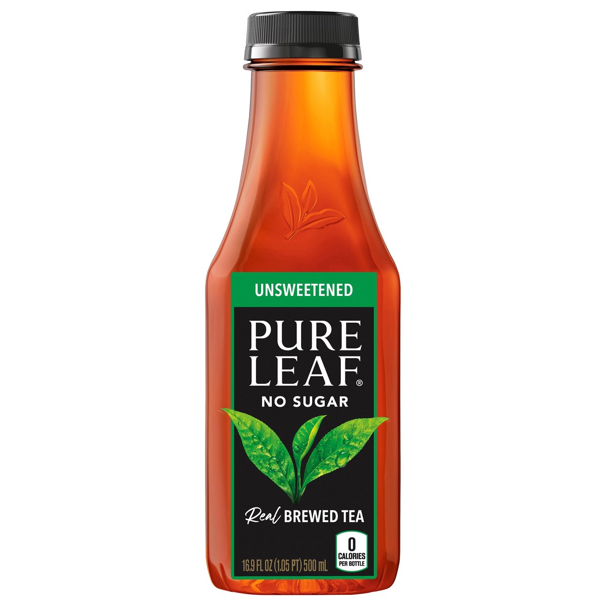 slide 1 of 8, Pure Leaf Real Brewed Tea Unsweetened 16.9 Fl Oz, 16.9 fl oz