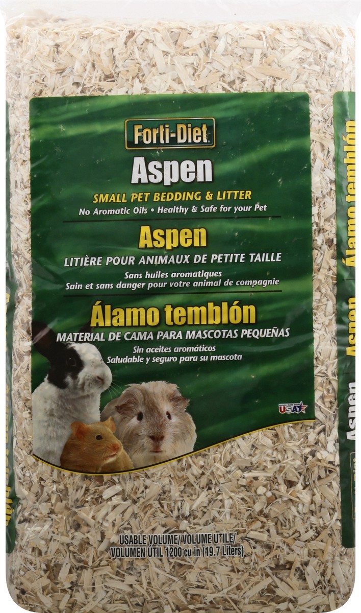 slide 4 of 9, Forti Diet Aspen Small Pet Bedding & Litter 19.4 lt, 19.40 l