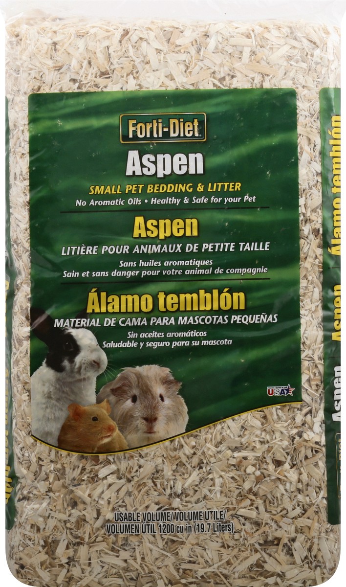 slide 1 of 9, Forti Diet Aspen Small Pet Bedding & Litter 19.4 lt, 19.40 L