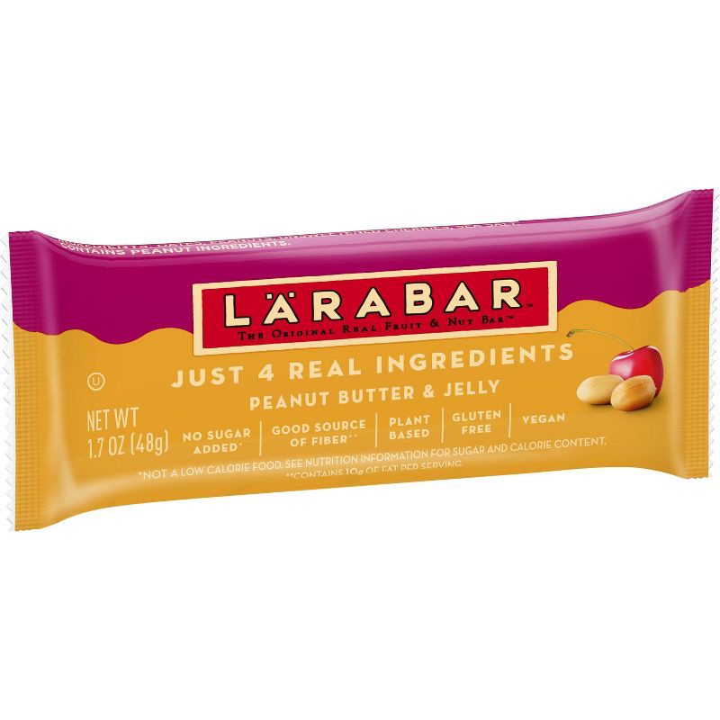 slide 2 of 5, Larabar Peanut Butter & Jelly Bar - 1.7oz, 1.7 oz